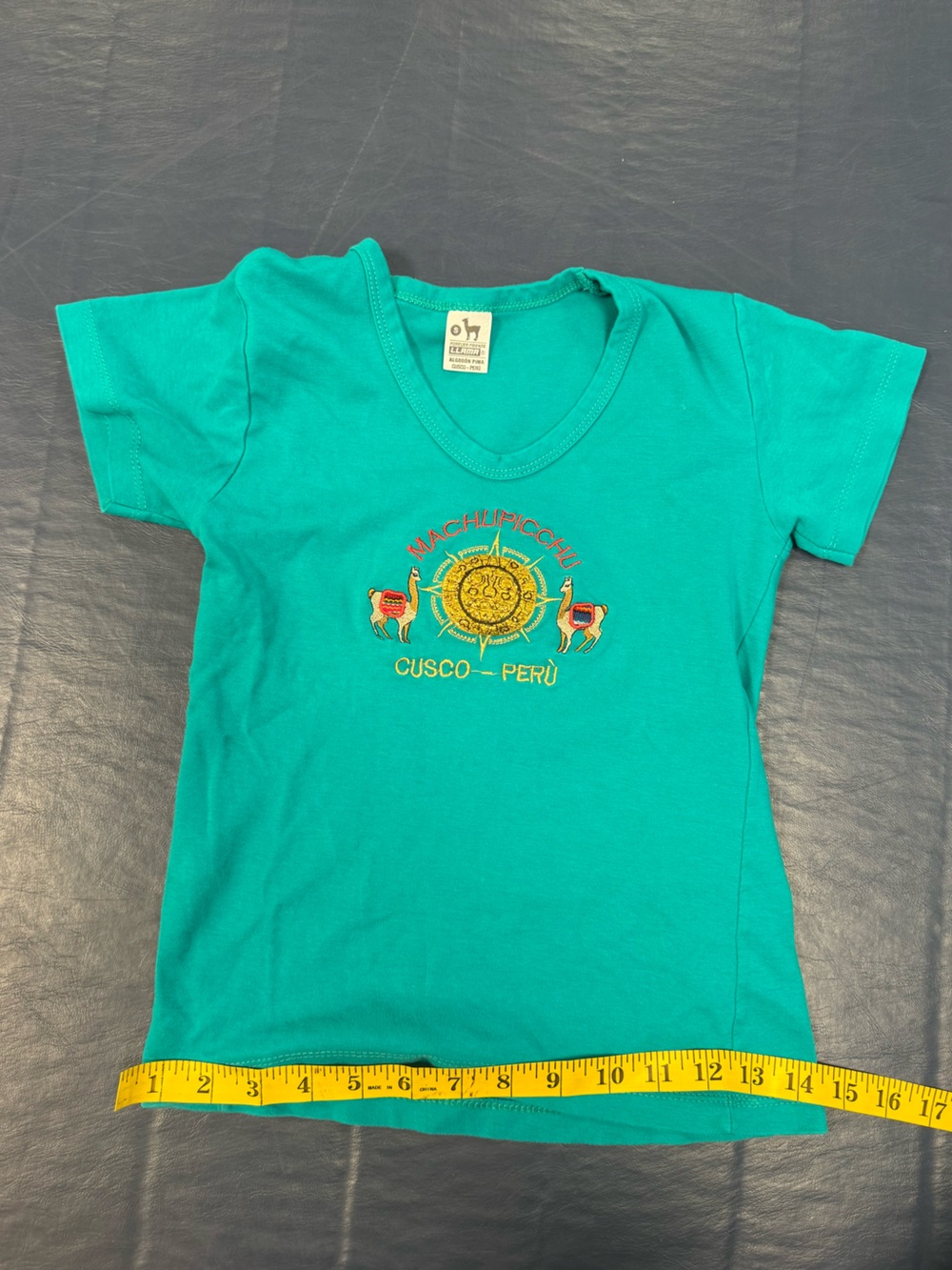 Kids' Machu Picchu Graphic Tee - Teal